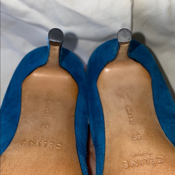 Turquoise CÉLINE pumps - Picture 4 of 6
